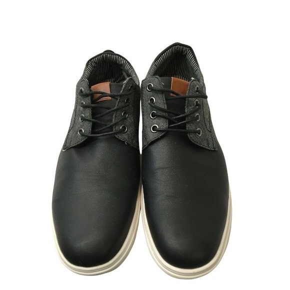 Aloha Island Mens Henry Sneakers 9.5 M UK 7.5 EU 43.5 Black Gray Two Tone Shoes - Picture 2 of 7